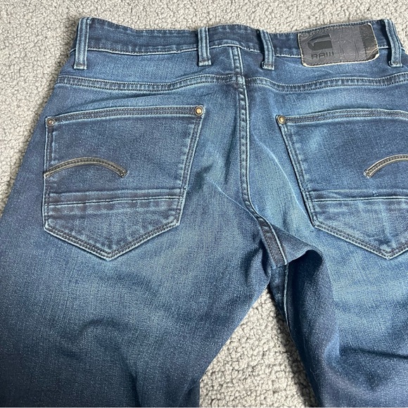 G-Star Raw Jeans Blue Denim Revend Skinny Fit Mid Wash Stretch W29/34. - Picture 13 of 14
